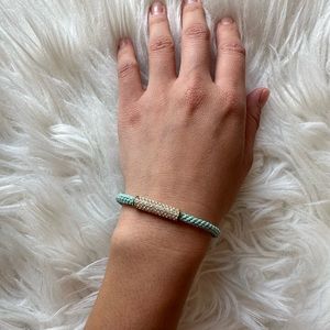 Braided Michael Kors Bracelet with Crystals